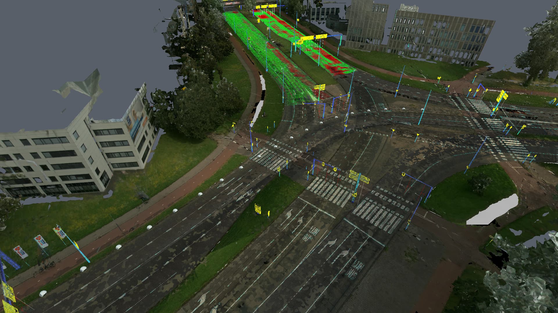 Data visualisation of an infrastructure project by InfraBIDS